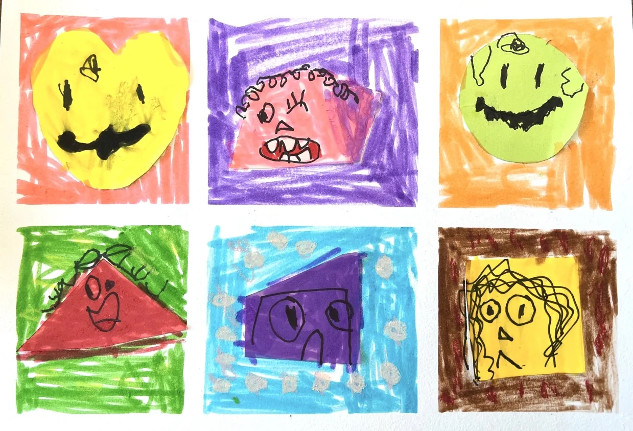 Alexander, Before, age 3, Sep 2022 — NPC Kids student artwork