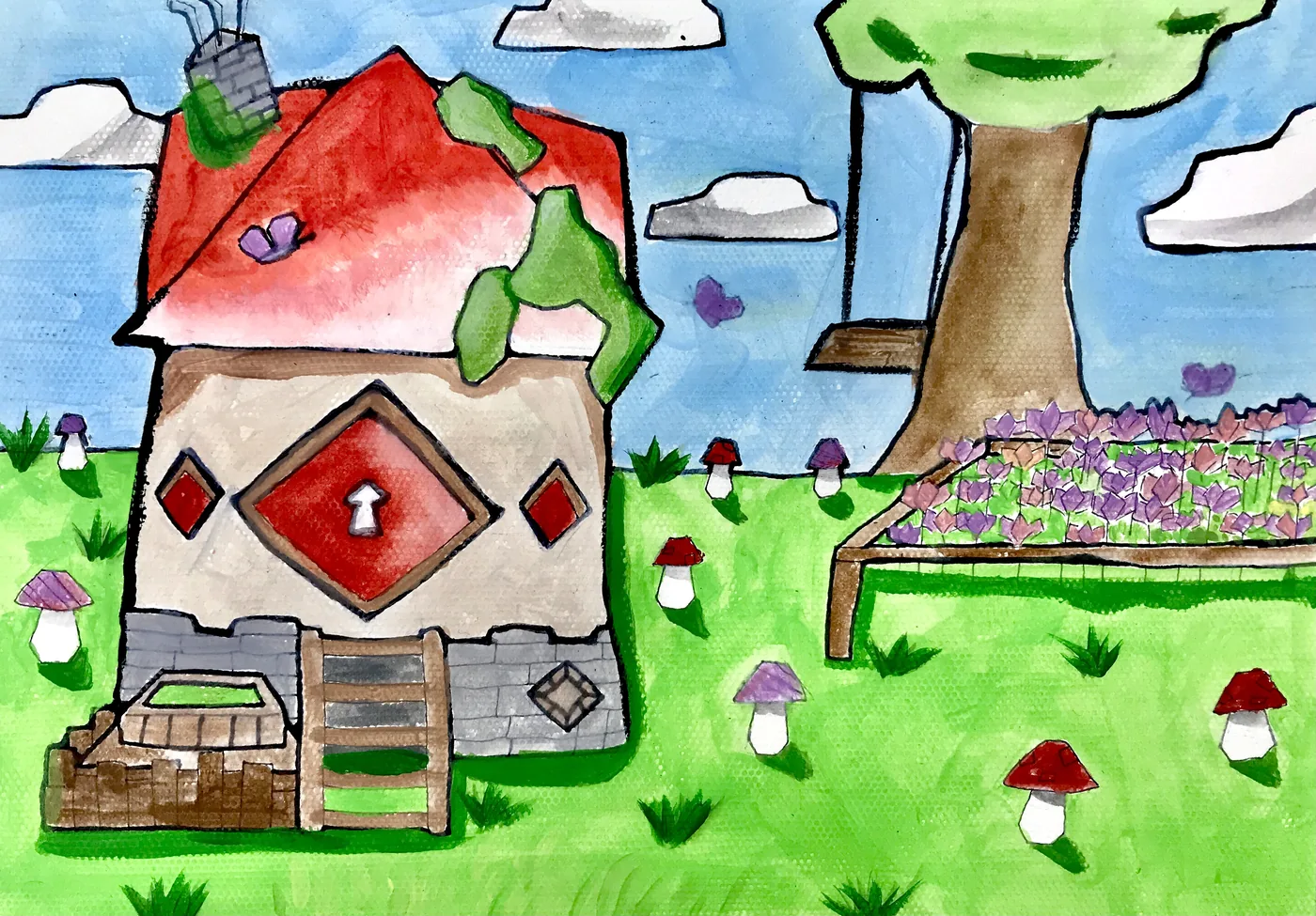 Bonnie T., Before, age 12, Jan 2023 — NPC Kids student artwork
